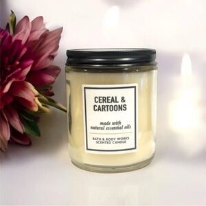 Cereal and Cartoons Candle